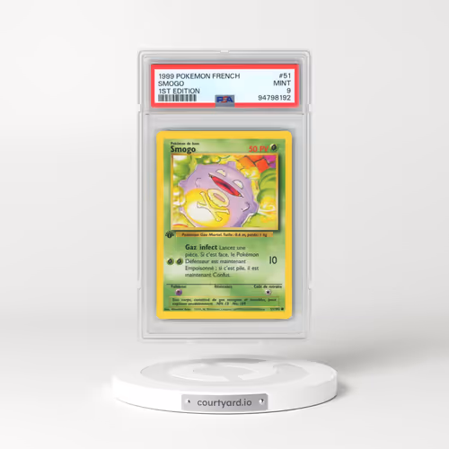 1999 Pokémon #51 Smogo - 1st Edition (PSA 9 MINT)
