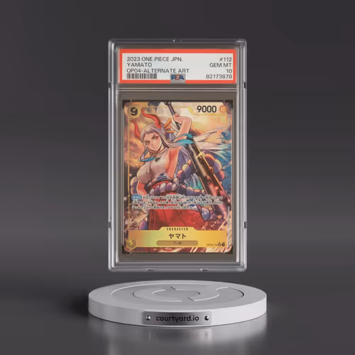 2023 One Piece Japanese OP04-Kingdoms of Intrigue #112 Yamato - Alternate Art (PSA 10 GEM MINT)