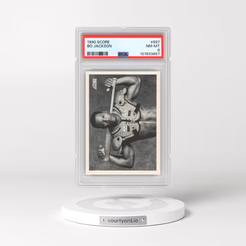 1990 Score #697 Bo Jackson (PSA 8 NM-MT)