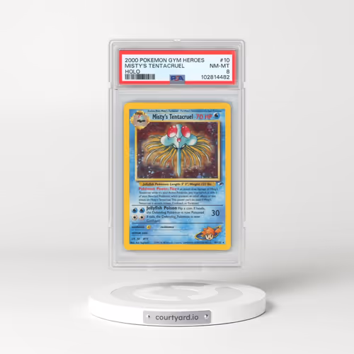 2000 Pokémon Gym Heroes #10 Misty's Tentacruel - Holo (PSA 8 NM-MT)