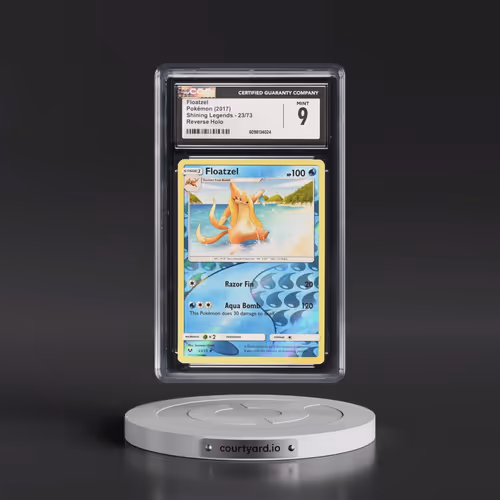 2017 Shining Legends #23/73 Floatzel - Reverse Holo (CGC 9 MINT)