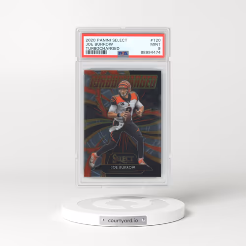 2020 Panini Select #T20 Joe Burrow - Turbocharged (PSA 9 MINT)