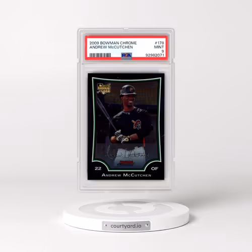 2009 Bowman Chrome #178 Andrew McCutchen (PSA 9 MINT)