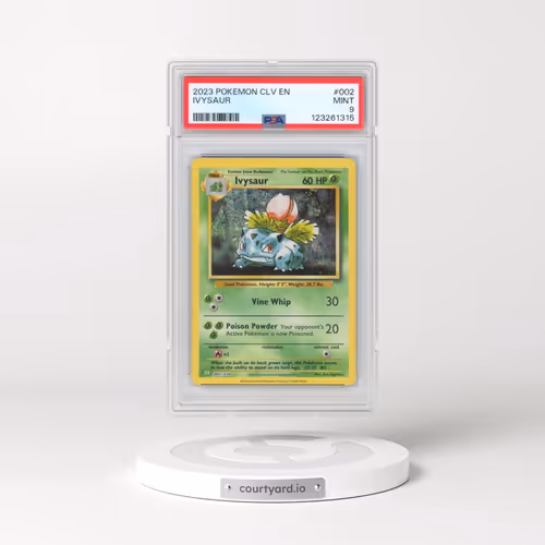 2023 Pokémon CLV-Trading Card Game Classic Venusaur & Lugia EX Deck #002 Ivysaur (PSA 9 MINT)