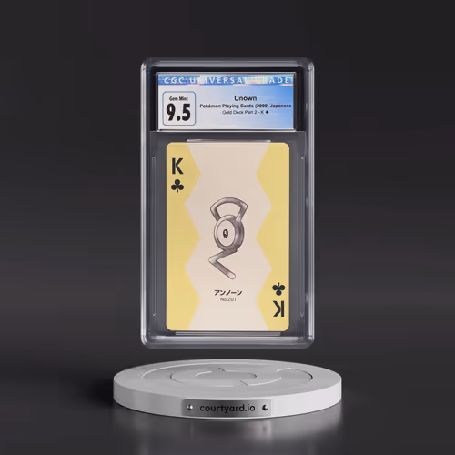2000 Gold Deck Part 2 (Pichu Back) #Kÿ Unown (CGC 10 GEM MINT)