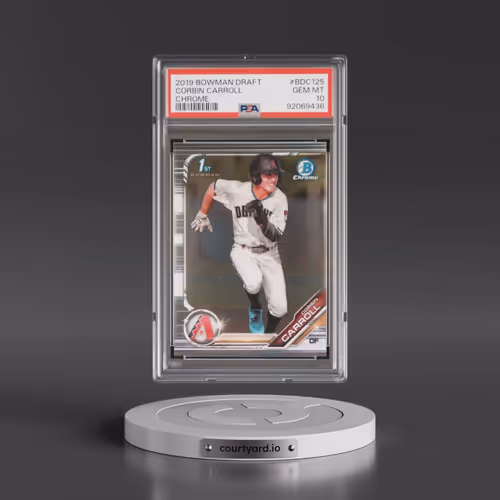2019 Bowman Draft #BDC125 Corbin Carroll - Chrome (PSA 10 GEM MINT)