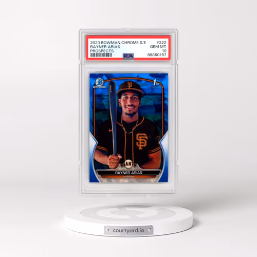 2023 Bowman Chrome Sapphire Edition Prospects #222 Rayner Arias (PSA 10 GEM MINT)
