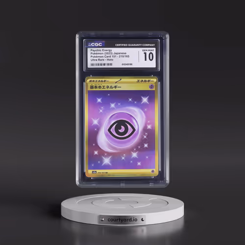 2023 Pokémon Card 151 #210/165 Psychic Energy - Ultra Rare (CGC 10 GEM MINT)
