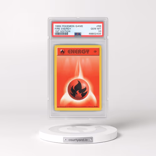 1999 Pokémon Game #98 Fire Energy - 1st Edition (PSA 10 GEM MINT)