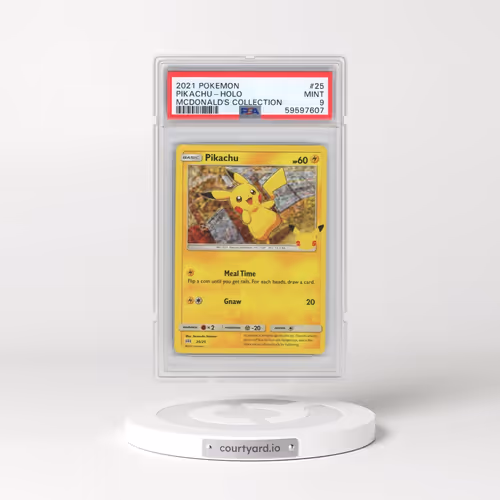 2021 Pokémon Mcdonald's Collection #25 Pikachu - Holo (PSA 9 MINT)