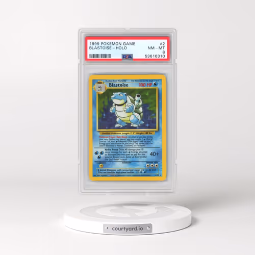 1999 Pokémon Game #2 Blastoise - Holo (PSA 8 NM-MT)