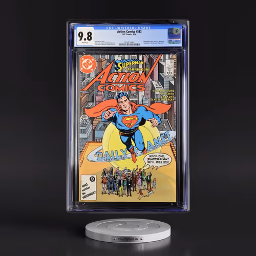 Action Comics #583 CGC 9.8 White Pages (DC Comics, 9/86) - Universal