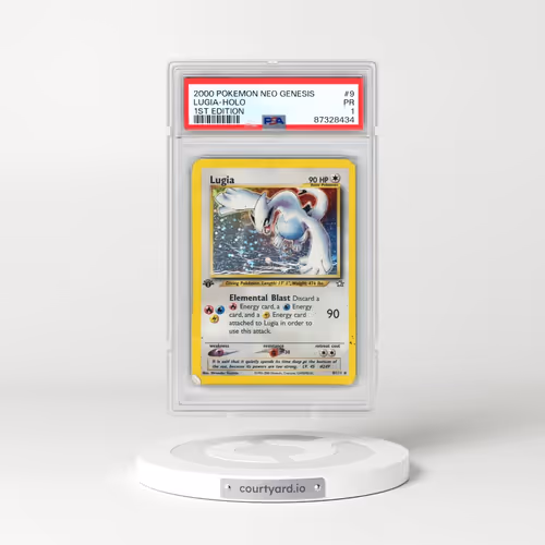 2000 Pokémon Neo Genesis #9 Lugia - 1st Edition Holo (PSA 1 PR)