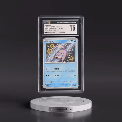 2023 Shiny Treasure ex #219/190 Slowpoke - Shiny Rare Holo (CGC 10 GEM MINT)