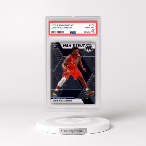 2019 Panini Mosaic #269 Zion Williamson (PSA 10 GEM MINT)