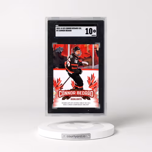 2023 Upper Deck Connor Bedard Col. #3 Connor Bedard (SGC 10 GEM MINT)