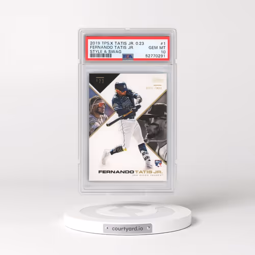 2019 Topps X Tatis Jr. 0.23 Style & Swag #1 Fernando Tatis Jr. (PSA 10 GEM MINT)
