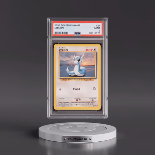 1999 Pokémon Game #26 Dratini (PSA 9 MINT)