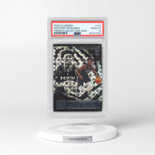 2020 Panini Illusions #152 Anthony Edwards - Trophy Collection Asia (PSA 10 GEM MINT)