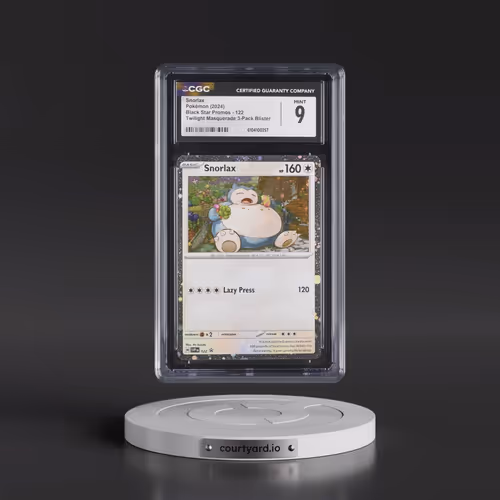 2023 Black Star Promos - Scarlet & Violet SVP EN #122 Snorlax - Twilight Masquerade 3-Pack Blister (