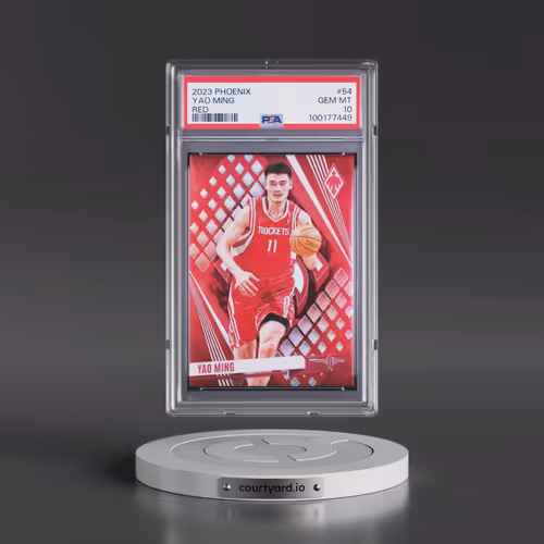 2023 Panini Phoenix #54 Yao Ming - Red (PSA 10 GEM MINT)