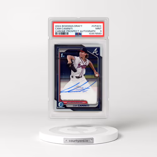 2024 Bowman Draft Chrome Prospect Autographs #CPACC Cam Caminiti (PSA 9 MINT)