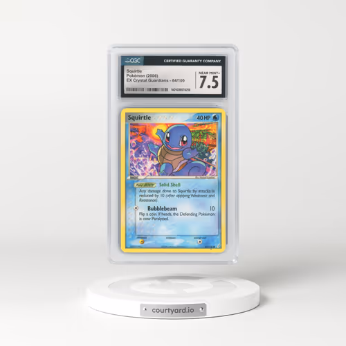 2006 EX Crystal Guardians #64/100 Squirtle (CGC 7.5 NM+)