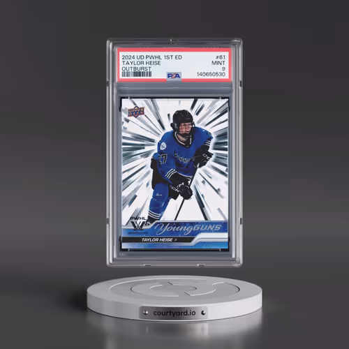 2024 Upper Deck Pwhl 1st Edition #61 Taylor Heise - Outburst (PSA 9 MINT)
