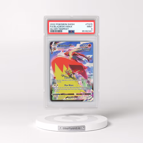 2022 Pokémon Sword & Shield Silver Tempest #TG15 Blaziken Vmax - Full Art (PSA 9 MINT)