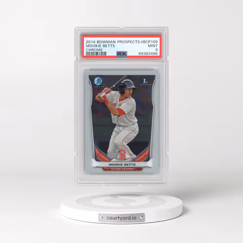 2014 Bowman Prospects #BCP109 Mookie Betts - Chrome (PSA 9 MINT)