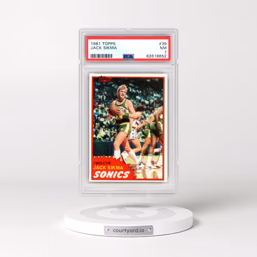 1981 Topps #39 Jack Sikma (PSA 7 NM)