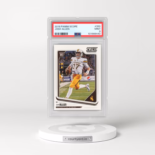 2018 Panini Score #350 Josh Allen (PSA 9 MINT)