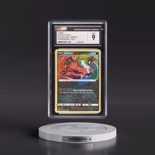 2021 Shining Fates #046/072 Yveltal - Amazing Rare Holo (CGC 9 MINT)