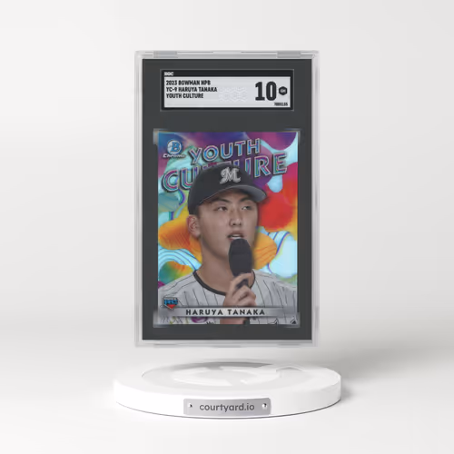 2023 Bowman Npb #YC-9 Haruya Tanaka - Youth Culture (SGC 10 GEM MINT)