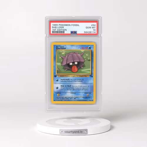 1999 Pokémon Fossil #54 Shellder - 1st Edition (PSA 10 GEM MINT)