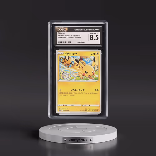 2022 Pokémon Sword & Shield Paradigm Trigger #024 Pikachu (CGC 8.5 NM-MT+)