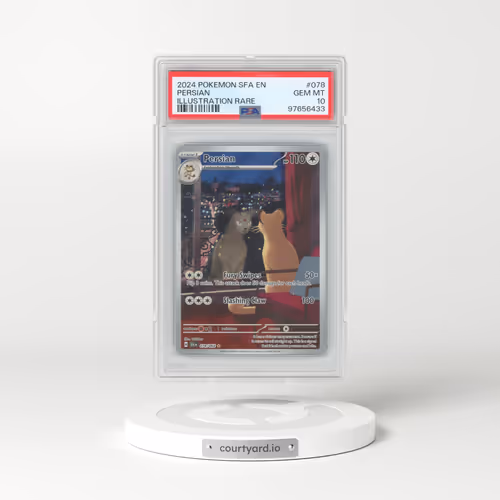 2024 Pokémon Sfa EN-Shrouded Fable #078 Persian - Illustration Rare (PSA 10 GEM MINT)