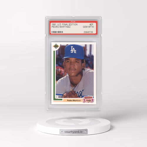 1991 Upper Deck Final Edition #2F Pedro Martinez (PSA 10 GEM MINT)