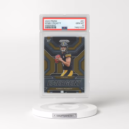 2022 Panini Prizm Emergent #E1 Kenny Pickett (PSA 10 GEM MINT)