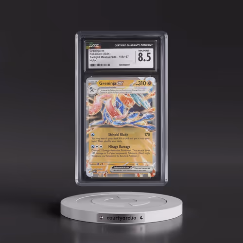 2024 Twilight Masquerade - TWM EN #106/167 Greninja ex - Holo (CGC 8.5 NM-MT+)
