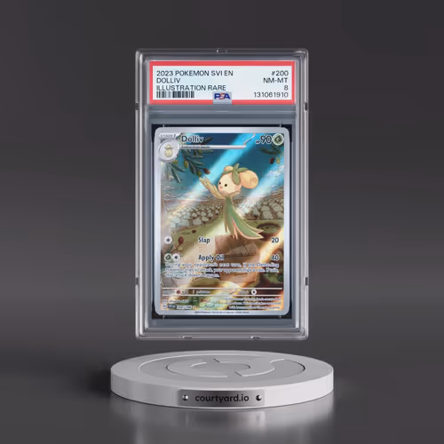 2023 Pokémon Svi EN-Scarlet & Violet #200 Dolliv - Illustration Rare (PSA 8 NM-MT)