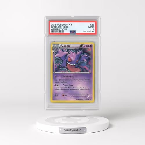 2016 Pokémon XY Generations #35 Gengar - Holo (PSA 9 MINT)