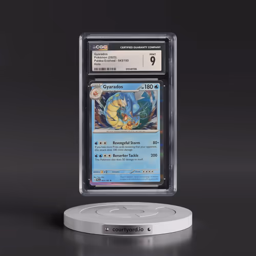 2023 Paldea Evolved - PAL EN #043/193 Gyarados - Holo (CGC 9 MINT)