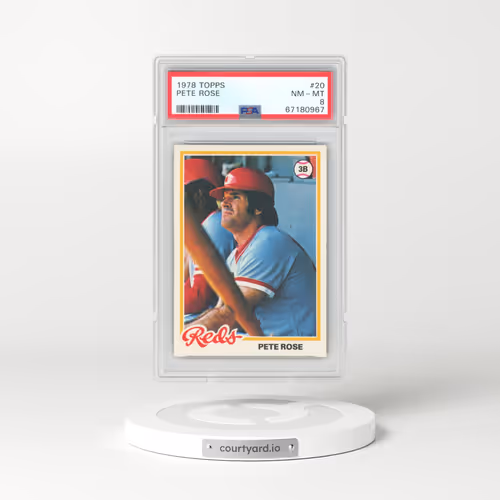 1978 Topps #20 Pete Rose (PSA 8 NM-MT)