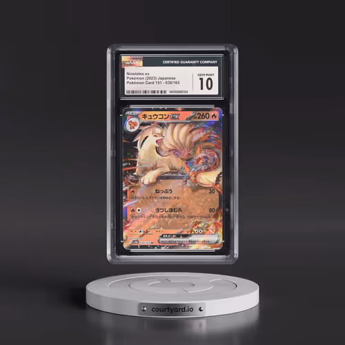 2023 Pokémon Card 151 #038/165 Ninetales ex - Holo (CGC 10 GEM MINT)