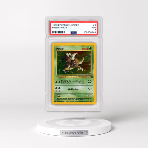 1999 Pokémon Jungle #9 Pinsir - Holo (PSA 7 NM)