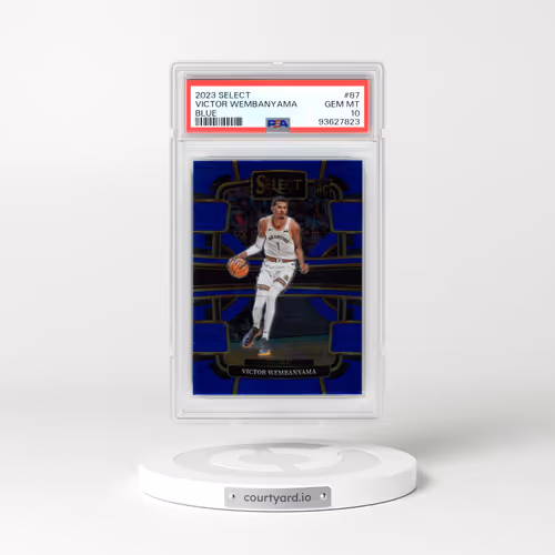 2023 Panini Select #87 Victor Wembanyama - Blue (PSA 10 GEM MINT)