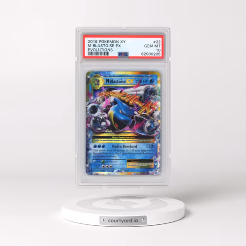 2016 Pokémon XY Evolutions #22 M Blastoise EX - Holo (PSA 10 GEM MINT)