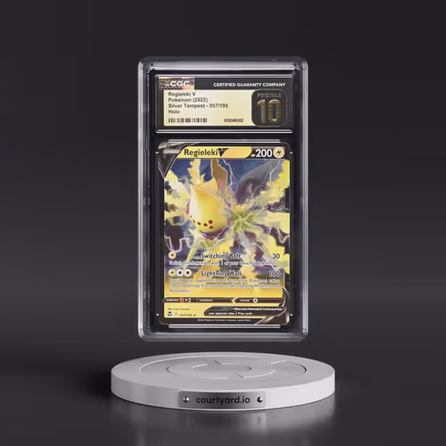2022 Silver Tempest #057/195 Regieleki V - Holo (CGC 10 PRISTINE)