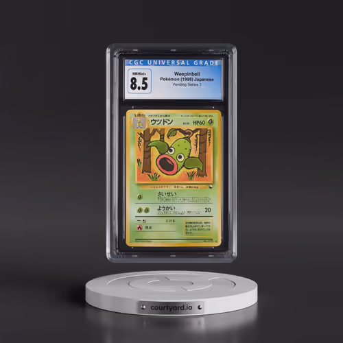 1998 Vending Series 3 (Pokeball Symbol. Glossy) Weepinbell (CGC 8.5 NM-MT+)